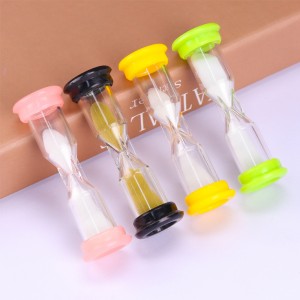 enfants heureuse heure 5 minutes petit plastique mini une minute de verre en verre